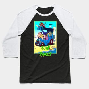 Surf Family Baseball T-Shirt